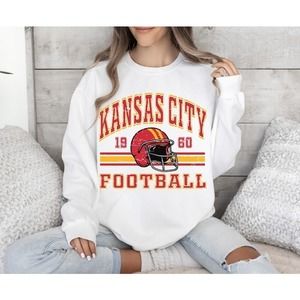 Kansas City Retro Style Sweatshirt Crewneck, Vintage Style Kansas City Fan Gift